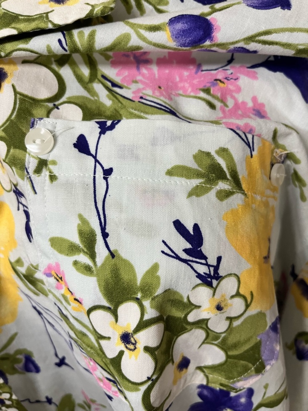 Erika Woman 3X Floral Button Front Blouse Cottagecore Plus Size 90’s Top - Picture 3 of 7
